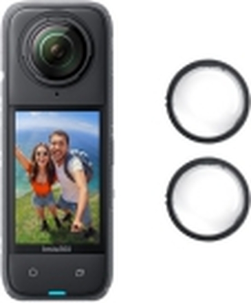 Insta360 X4 - 360° actionkamera - 8K / 30 fps - 72 MP - Wi-Fi, Bluetooth op til 10 m - sort