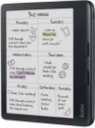 Kobo Libra Colour - eBook-leser - 32 GB - 7 farge E Ink Kaleido 3 (1264 x 1680) - berøringsskjerm - Bluetooth, Wi-Fi 5 - svart