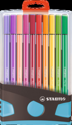 Fiberspetspenna Stabilo Pen 68 Colorparade 20 färger