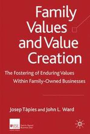 Family Values and Value Creation