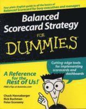 Balanced Scorecard Strategy For Dummies