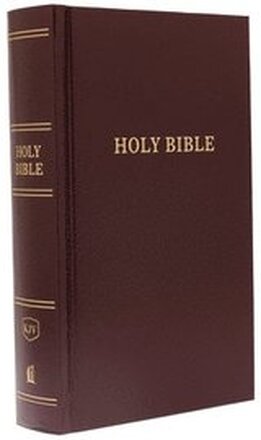 KJV, Pew Bible, Hardcover, Burgundy, Red Letter, Comfort Print