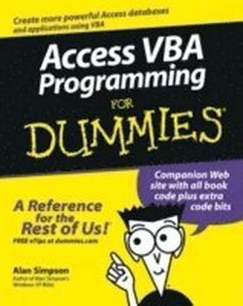 Access VBA Programming for Dummies