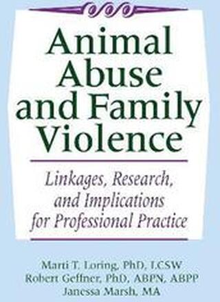 Animal Abuse and Family Violence