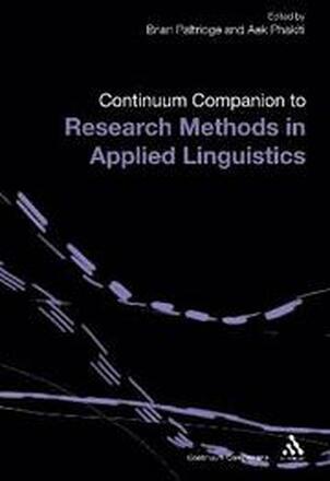 Continuum Companion to Research Methods in Applied Linguistics