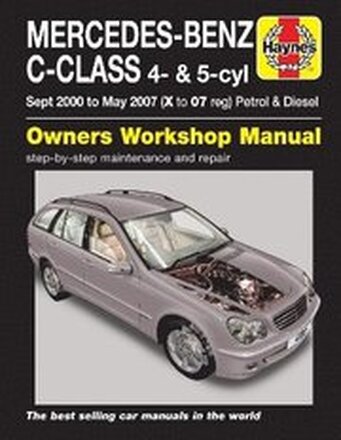 Mercedes-Benz C-Class Petrol & Diesel (Sept 00 - May 07) Haynes Repair Manual