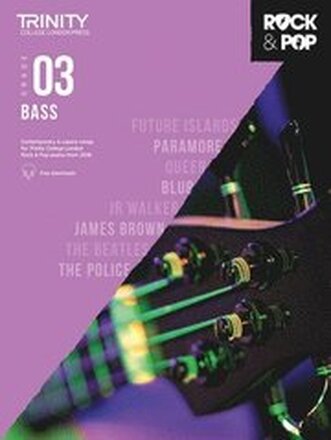 Trinity College London Rock & Pop 2018 Bass Grade 3