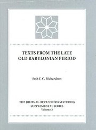 Texts from the Late Old Babylonian Period