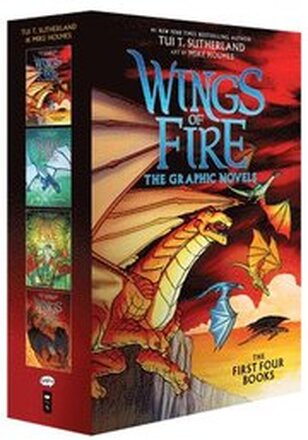 Wings of Fire Graphix Paperback Box Set (Books 1-4)