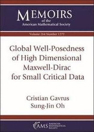 Global Well-Posedness of High Dimensional Maxwell-Dirac for Small Critical Data