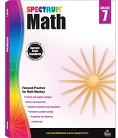 Spectrum Math Workbook, Grade 7: Volume 8