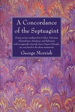 A Concordance of the Septuagint