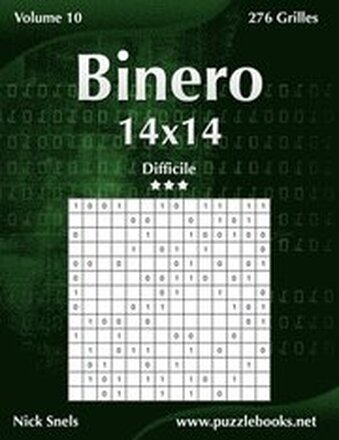 Binero 14x14 - Difficile - Volume 10 - 276 Grilles