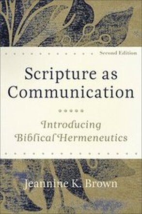 Scripture as Communication Introducing Biblical Hermeneutics