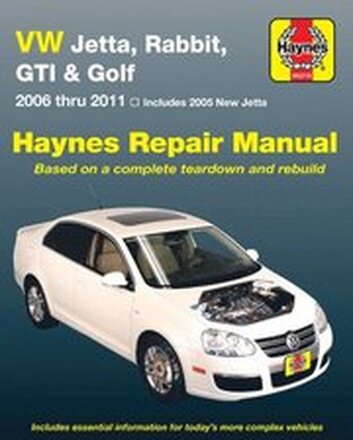 Volkswagen VW Jetta, Rabbit, GTI & Golf covering New Jetta (05), Jetta (06-11), GLI (06-09), Rabbit (06-09), GTI 2.0L (06), GTI (07-11) & Golf (10-11) Haynes Repair Manual (USA)