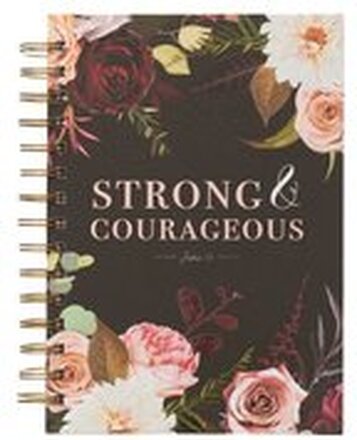 Large Wire Journal Strong & Courageous Prov. 31:25