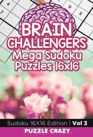 Brain Challengers Mega Sudoku Puzzles 16x16 Vol 3