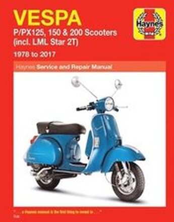 Vespa P/PX125, 150 & 200 Scooters (incl. LML Star 2T) (78-17)