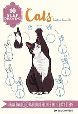 10 Step Drawing: Cats