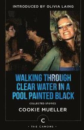 Walking Through Clear Water In a Pool Painted Black