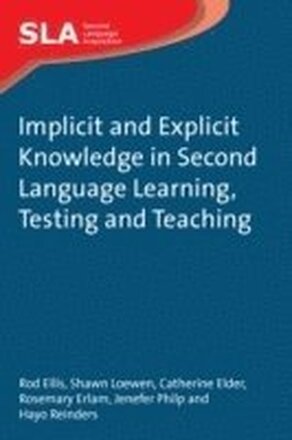Implicit and Explicit Knowledge in Second Language Learning, Testing and Teaching
