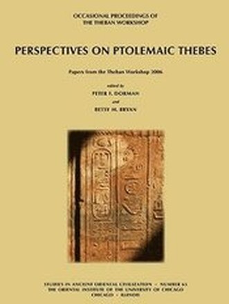 Perspectives on Ptolemaic Thebes