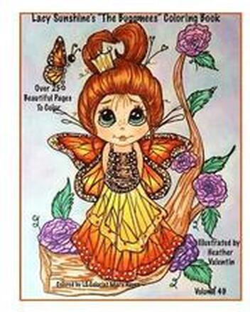 Lacy Sunshine's 'The Buggmees' Coloring Book: Whimiscal Fairies Winged Big Eyed Adorable Images Heather Valentin Volume 49 All Ages