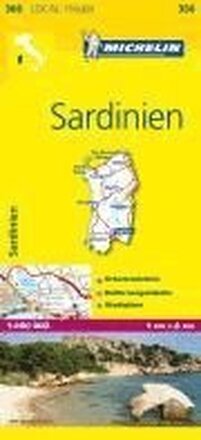 Michelin Lokalkarte Sardinien 1 : 200 000