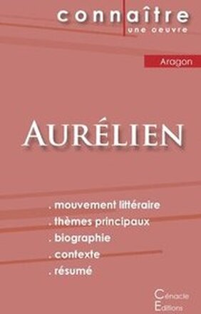 Fiche de lecture Aurelien de Louis Aragon (Analyse litteraire de reference et resume complet)