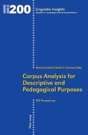 Corpus Analysis for Descriptive and Pedagogical Purposes