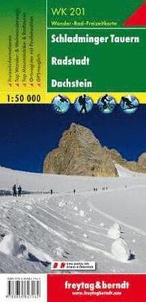 Schladminger Tauern - Radstadt - Dachstein Hiking + Leisure Map 1:50 000