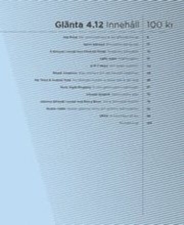 Glänta 4(2012)