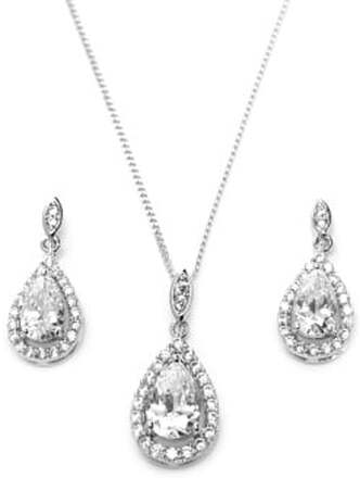 Ivory & Co Belmont Pendant Set Silver One size