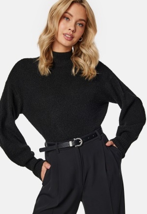 BUBBLEROOM Madina knitted sweater Black 4XL