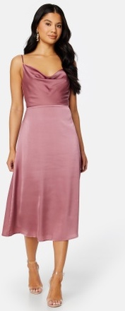 Bubbleroom Occasion Marion Waterfall Midi dress Old rose 46