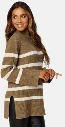 BUBBLEROOM Remy Striped Sweater Nougat / Striped S