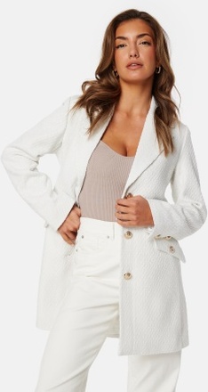 Chiara Forthi Adrienne Bouclé Coat Offwhite 40