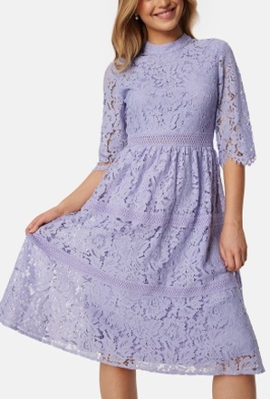 Happy Holly Madison lace dress Light lavender 36