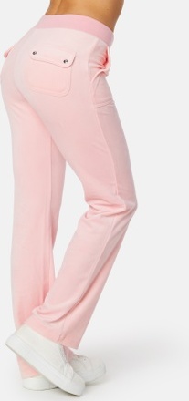 Juicy Couture Del Ray Classic Velour Pant Almond Blossom L