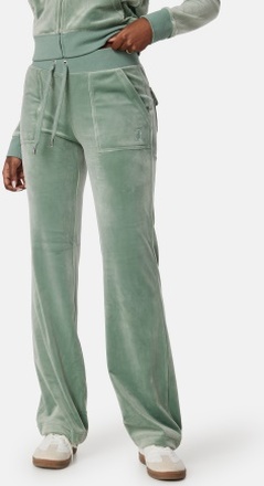 Juicy Couture Del Ray Classic Velour Pant Chinios Green XXS