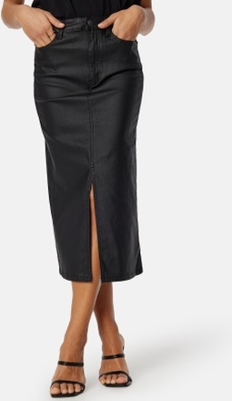 Object Collectors Item Naya Coated Mid Waist Skirt Black XL