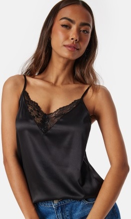 ONLY Victoria SL Lace Mix Singlet Black S