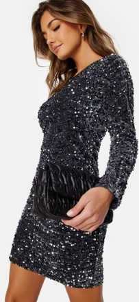 Pieces Kam LS New Dress Magnet Detail:Black XL