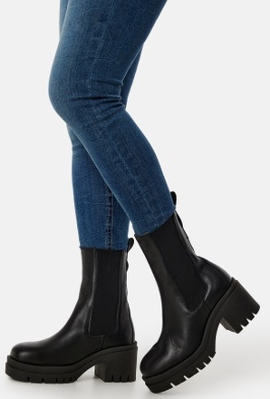 SELECTED FEMME Sage Leather High Heel Boot Black 41