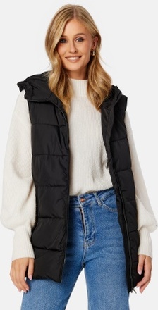 VILA Tate S/L Puffer Vest Black 36