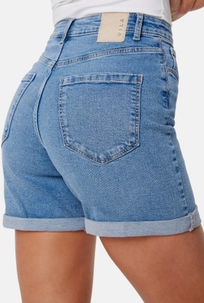 VILA Vijo High Waist shorts Light Blue Denim 40