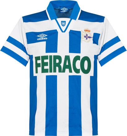 Umbro Deportivo La Coruna Shirt Thuis 1992-1994 - maat S