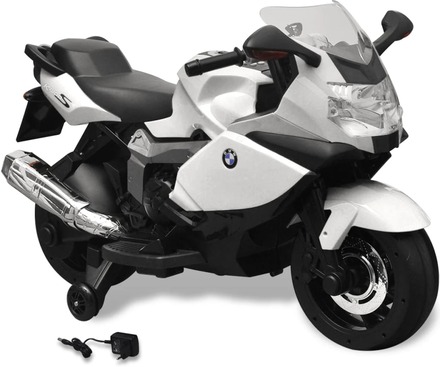vidaXL Hvit BMW 283 El-motorsykkel for Barn 6 V