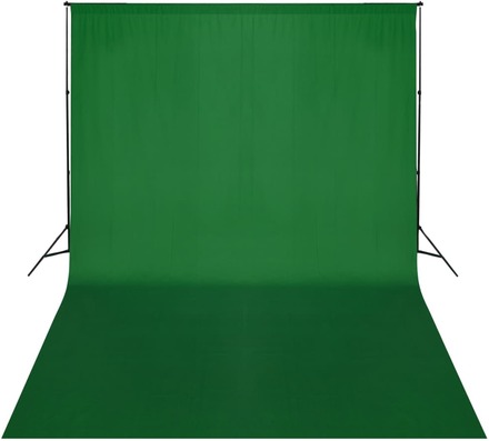 vidaXL Bakgrunnssystem 500 x 300 cm grønn