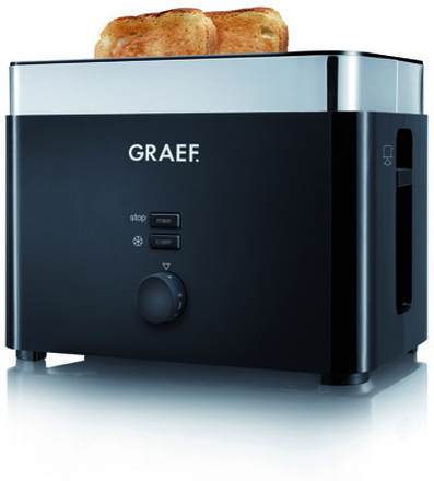 Graef To62eu Toaster Black Bun Holder Brødrister - Svart